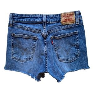 Vintage Levi’s 519 Cut Off Jean Shorts Raw Hem Sz 3